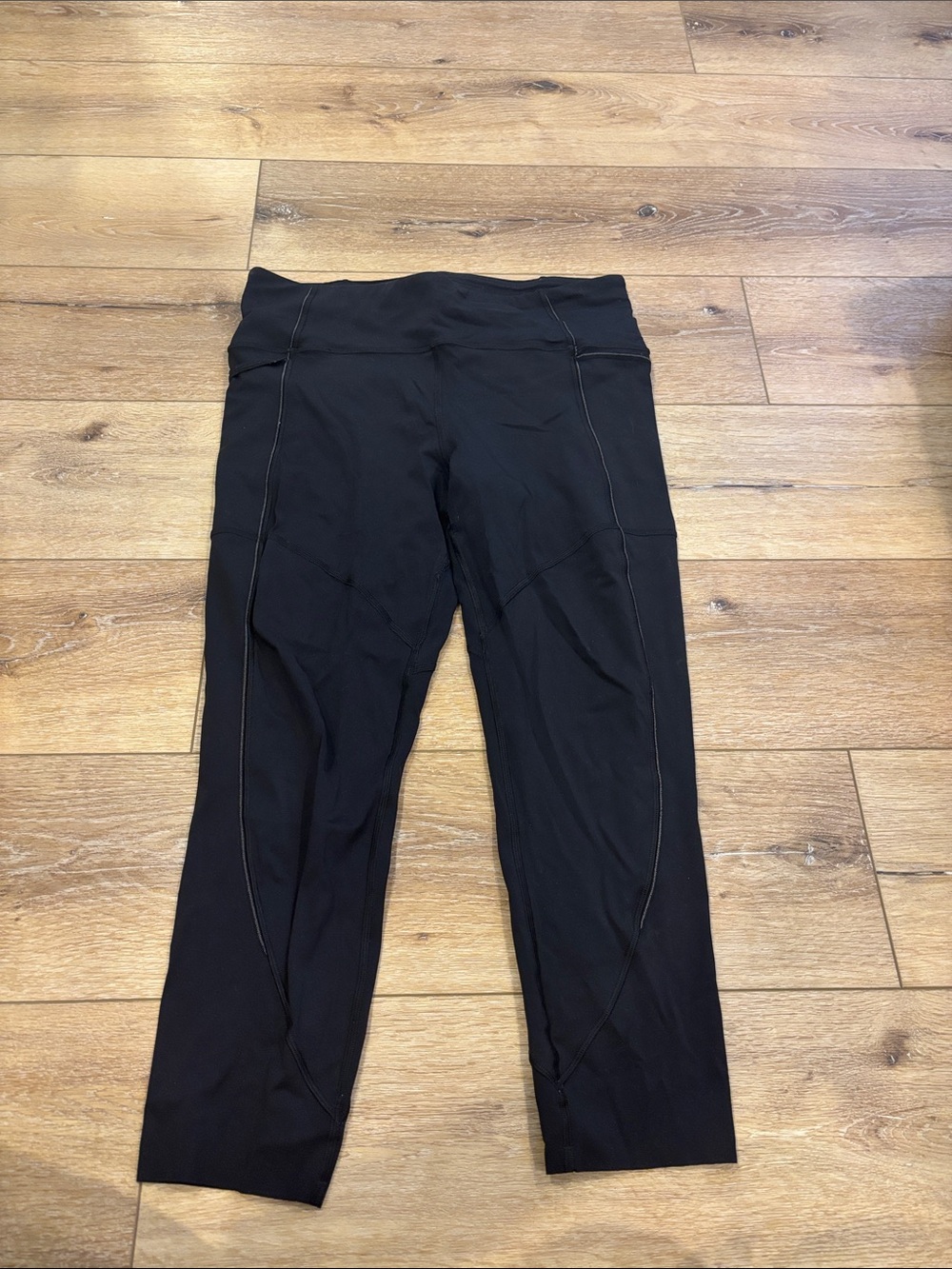 Lululemon Black High-Waist Crop Leggings